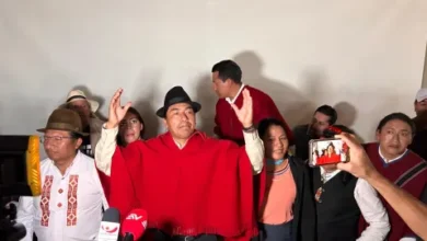 UNE y la Conaie inician su jornada de protesta contra el gobierno