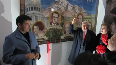 Riobamba cuenta con el mural de los poetas de Chimborazo, la obra fue donada por el agrupación cultural Ateneo de Chimborazo