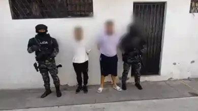 La Policía Nacional acantonada en Chimborazo detuvo a 7 personas por varios delitos. Algunos de los detenidos pertenecen al GDO "Los Lobos"