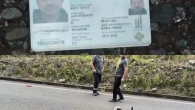 Accidente de motocicleta deja dos fallecidos en la vía Puyo Tena
