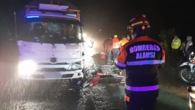 Accidente de tránsito en Alausí dejó un motociclista fallecido