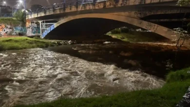Río Tomebamba en alerta por fuertes lluvias