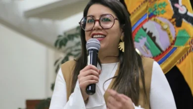 Andrea Arrobo fue censurada en juicio político en la Asamblea