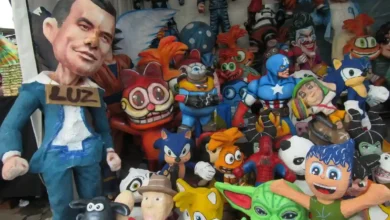 Fin del 2024 se festeja con la quema del año viejo, el monigote preferido es del presidente Noboa.