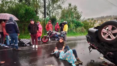 Esposo de Lourdes Tibán muere en accidente de tránsito