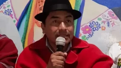 Leonidas Iza de Pachakutik inició campaña política en Chimborazo