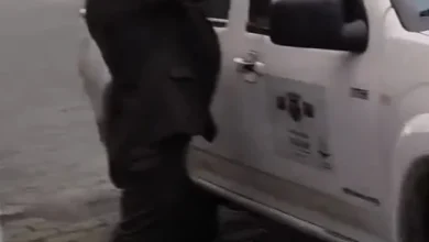 Camioneta de la Prefectura usada por conductor ebrio