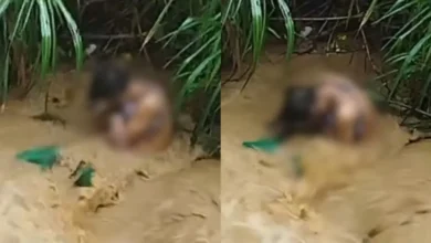 A Mujer trans le rompieron brazos y piernas, la arrojaron al río viva