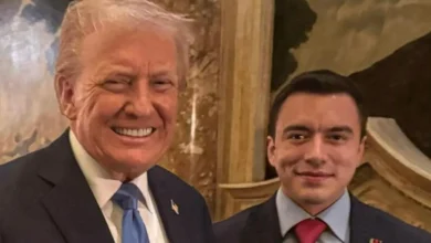 Donald Trump felicitó a Daniel Noboa al ganar la Presidencia 2025
