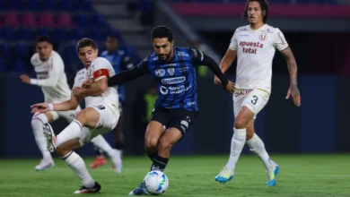 Independiente del Valle vs River Plate en la Copa Libertadores.
