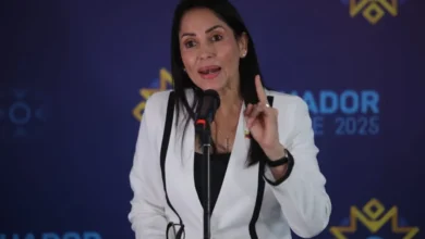 Luisa González fue denunciada en el TCE por violencia política