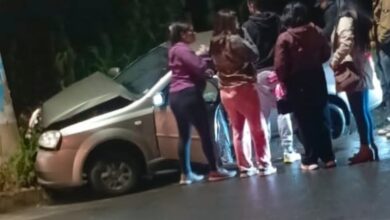 Accidente de tránsito dejó una joven herida