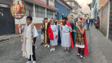 Guaranda vivió Vía Crucis escolar con profunda devoción