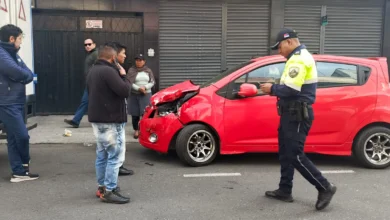 Accidente de tránsito dejó una menor de edad herida en Riobamba