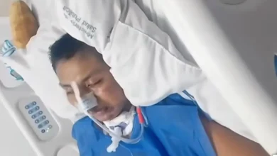 Joven herido en accidente de tránsito necesita ayuda