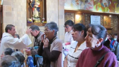 En la Catedral el padre Luis Guevara oficio Misa a enfermos
