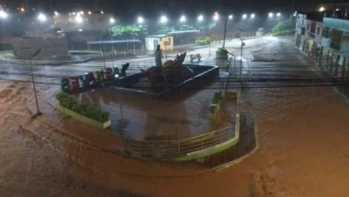 Lluvias y desbordamiento del río afecta a Las Naves - Bolivar