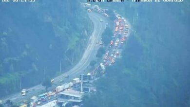 Cierre vial en la Simón Bolívar por accidente de tránsito