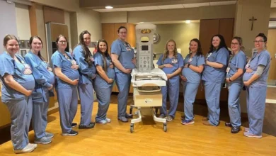 14 enfermeras embarazadas al mismo tiempo en un hospital