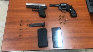 Policía Nacional aprehendió a 3 personas con armas de fuego