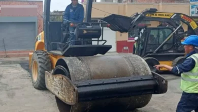 Bacheo en Riobamba suspendido por falta de asfalto tras sismo