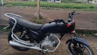 Policía Nacional aprehendió una moto en Chambov