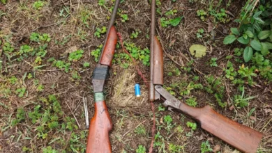 Policía Nacional encontró 2 armas de fuego en Colta