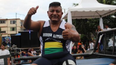 Federación Deportiva de Morona Santiago en el pregón de fiestas