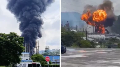 Incendio en la Refinería de Esmeraldas es contenido
