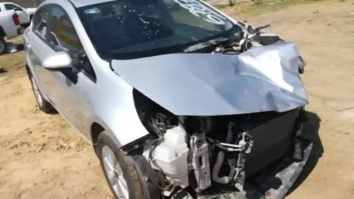 Accidente de tránsito dejó 2 carros detenidos en Chambo (foto referencial)