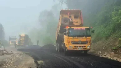 Mejoran vía Guaranda Balsapamba para mayor seguridad vial