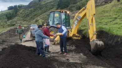 Mejoran vías rurales en Simiátug para mayor conectividad