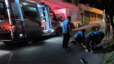 Motociclista choca contra un camión en guaranda