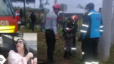 Mujer muerta hallada al fondo del puente Salsipuedes - Pallatanga