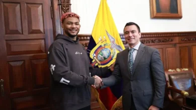 Daniel Noboa recibió a Michael Morales en Palacio de Carondelet