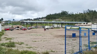 Reubicación temporal del Mercado Santa Clara de Ambato.
