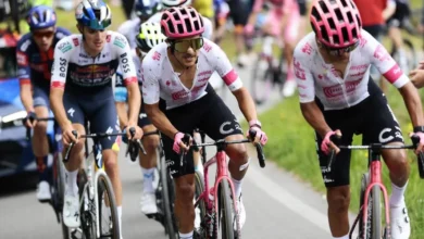 Richard Carapaz en su cumpleaños mantiene el 2do lugar en Italia