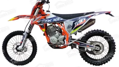 Moto robada recuperada en Columbe. Estaba mal parqueada en las líneas del tren (Foto referencial)