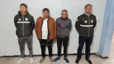 Tres personas de una banda de robacarros detenidos en Ambato.