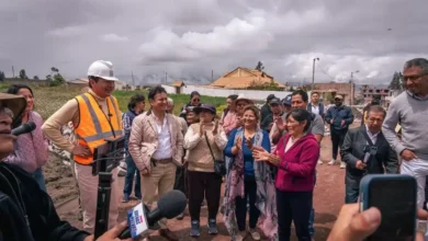 Adoquinado calles de Riobamba recorrió alcalde Vinueza