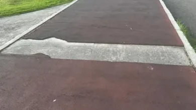 Polideportivo La Laguna de Latacunga deteriorado