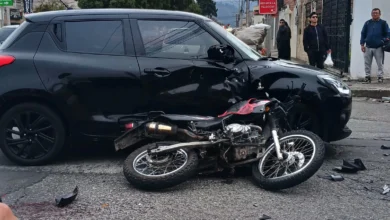 Choque deja un herido al norte de Riobamba