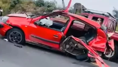 Ambato accidente de tránsito en Cunchibamba deja 3 heridos.