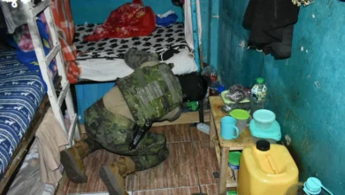 Ejército requisó drogas y armas en la cárcel de Riobamba