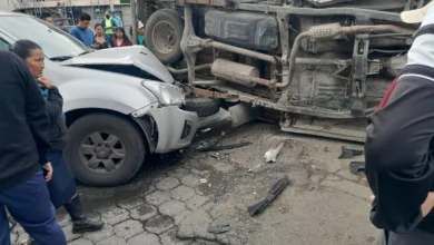 Accidente de tránsito casi le cuesta la vida a conductor