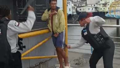 Mujeres golpearon a ladrón por intentar robar cables en Guayaquil