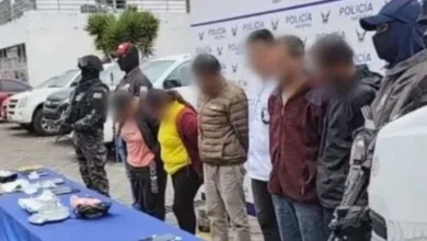 Desarticulan banda delincuencial en Ambato.