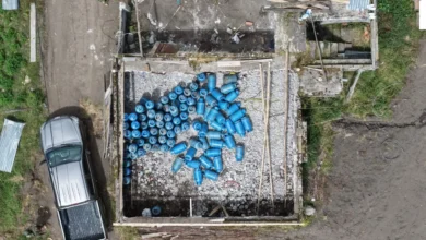 Ejército ecuatoriano decomisó 103 cilindros con gas en Guano