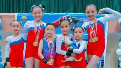 Equipo de Ambato es vicecampeón de trampolinismo.