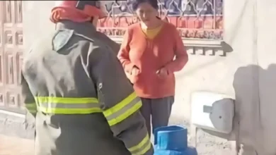 Bomberos de Guano acudieron ante una fuga de gas
